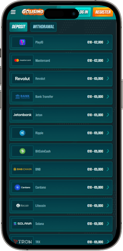 Golisimo Casino Payments